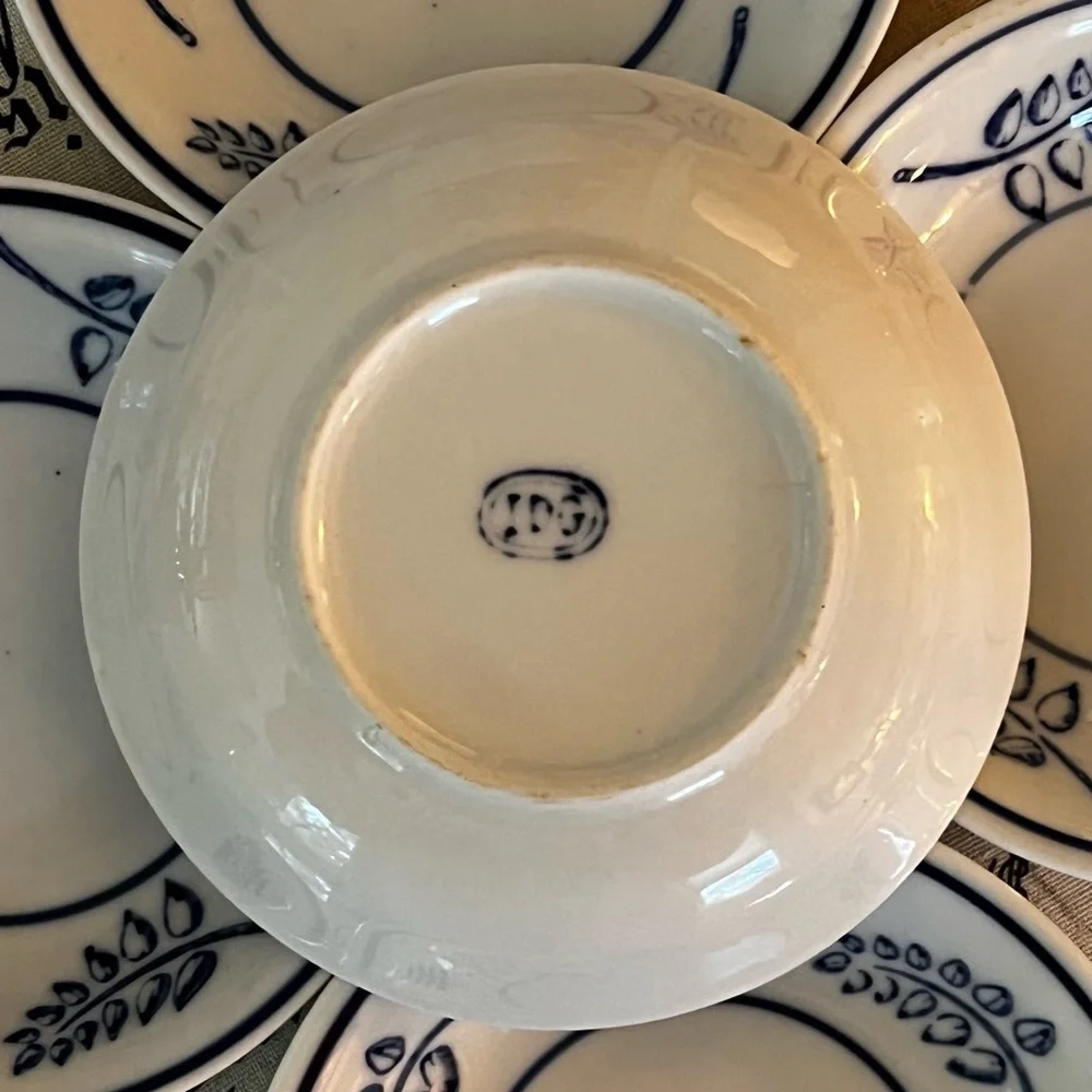 Vintage Williams Sonoma Chinoiserie Fruit Bowls, SET/5